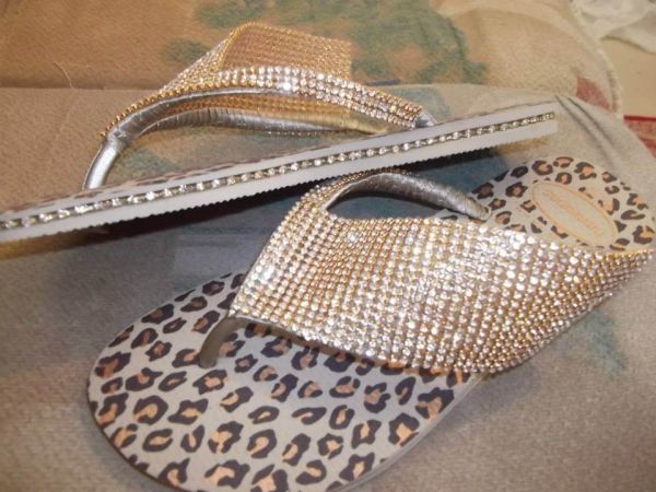 Havaianas com Manta de Strass